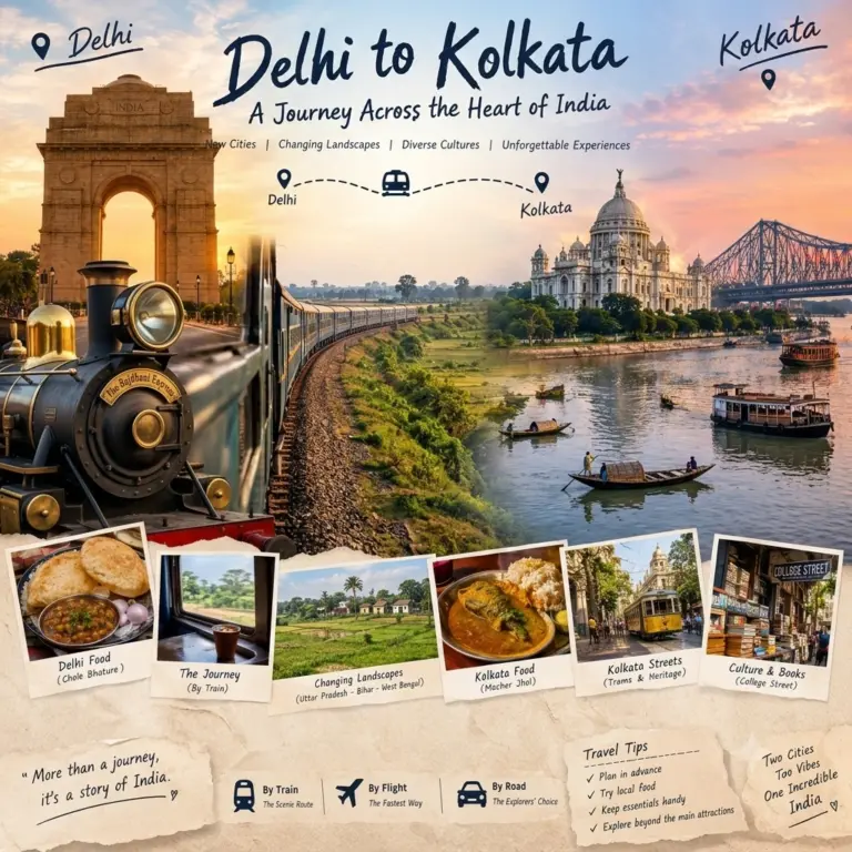 Delhi to Kolkata: A Journey Across the Heart of India