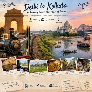 Delhi to Kolkata: A Journey Across the Heart of India